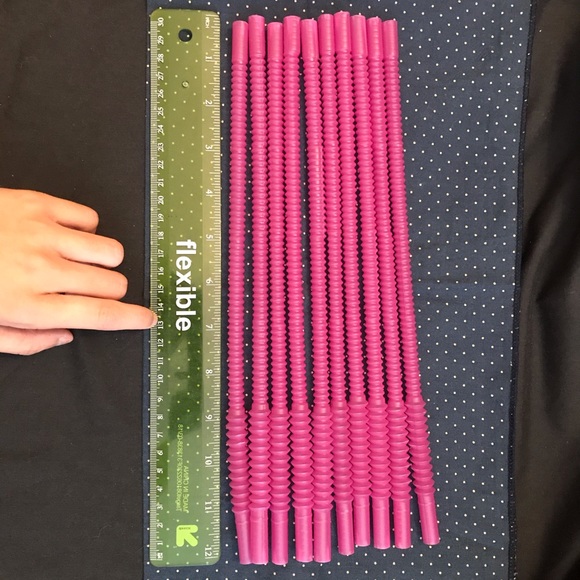 Tupperware Set of 10 Whistle Straws Eco Reusable - Picture 4 of 4